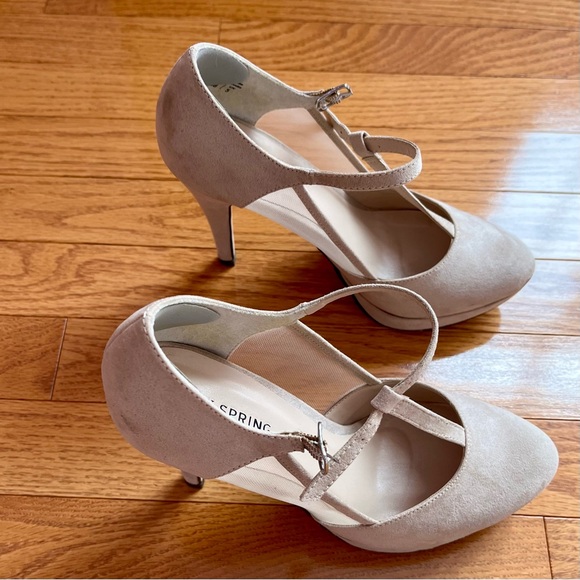 Call It Spring Arangea-32 Women’s High Heel Suede Shoes - Picture 7 of 15